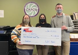 Local Bank Branch Supports CAPCO’s Efforts in the Community!