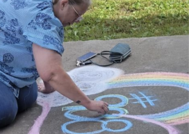 CAPCO Participates in Community Chalk the Walk Initiative