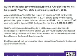 Important Update on SNAP Benefits Amid Gov’t Shutdown