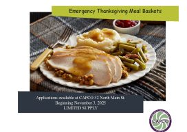 CAPCO’s Thanksgiving Meal Package is Back in 2025!