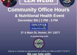 CAPCO to offer resources at NYS Senator Lea Webb event!