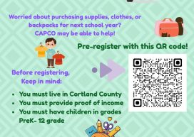 CAPCO’s Back to School Shopping Program is BACK for the 2026-2027 School Year!